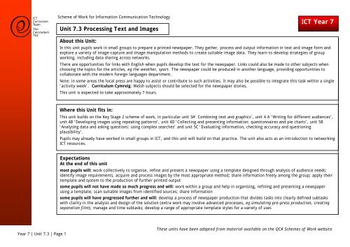ICT Year 7 - Learn-ICT