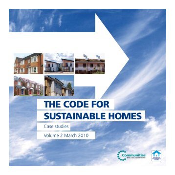 Code for sustainable homes: case studies volume 2 - Gov.uk