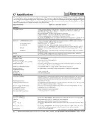 PDF - K to other connector styles - Spectrum Elektrotechnik GmbH