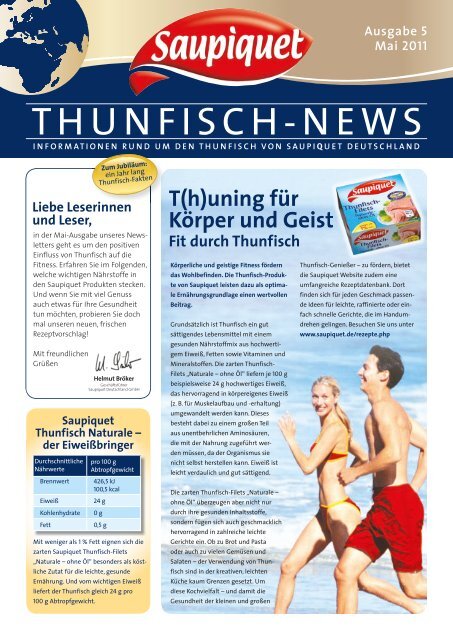 THUNFISCH-NEWS - Saupiquet