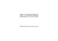 CHIARA ADAMS and THE CANNONELS - Brendan Hibbert Design