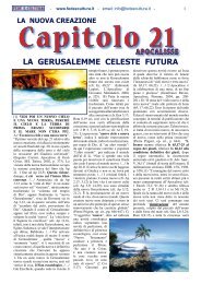 LA GERUSALEMME CELESTE FUTURA - Fede e Cultura