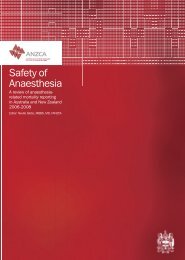 ANZCA Bulletin - June 2006 - Australian and New Zealand College ...