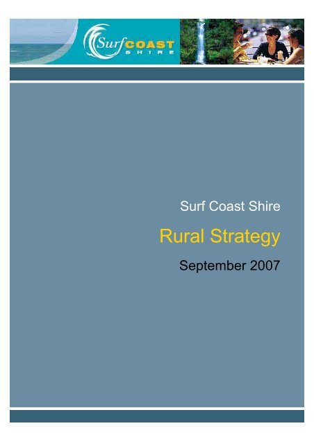Rural Strategy - Surf Coast Shire