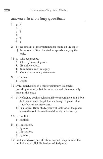 Topical Method of Study - GlobalReach.org