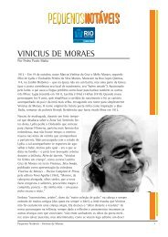 VINICIUS DE MORAES - MultiRio