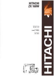 Pneubagger Hitachi ZX160 W - BauRent AG Ost