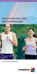 Besser informiert über Sportverletzungen - prakt. med. O. Santoux