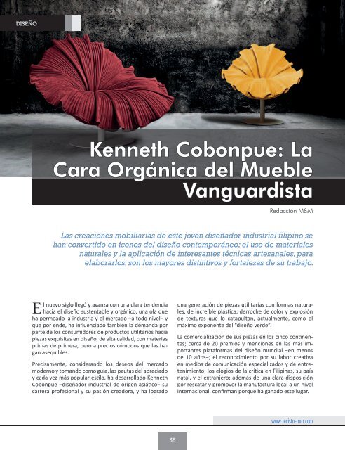 Kenneth Cobonpue - Revista El Mueble y La Madera