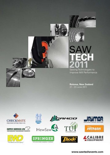 2011 NZ Programme Details - SawTECH Events