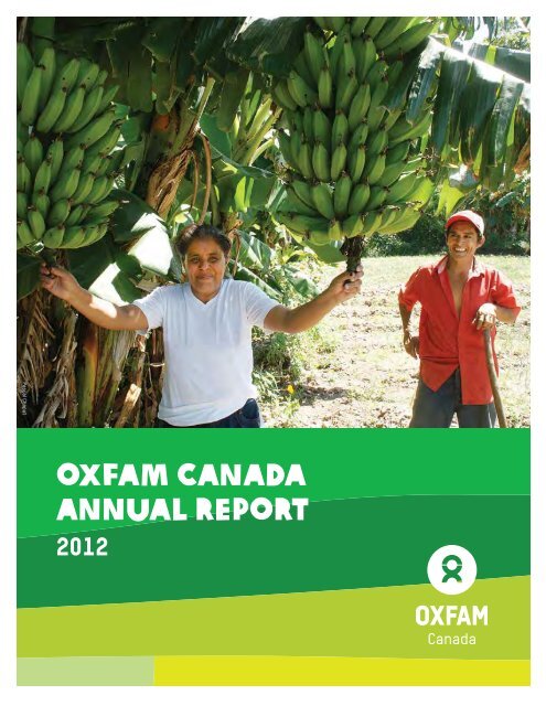 Annual Report 2012 - Oxfam Canada
