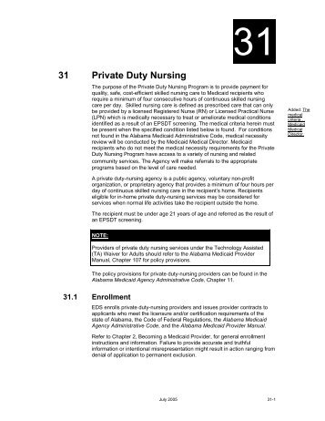 Chapter 31 Private Duty Nursing