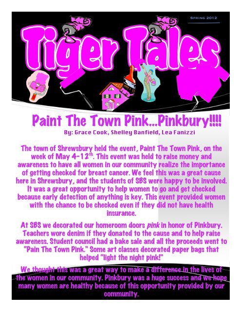 Tiger Tales Spring 2012 (pdf) - Shrewsbury Borough School