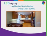 Commercial LED Lighting – Save Energy Costs By 80%