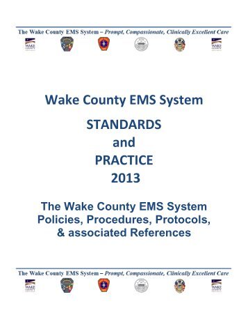 2013 Treatment Protocols - Wake County Government