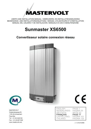 Sunmaster XS6500