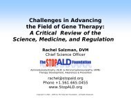 Rachel Salzman, DVM - American Society of Gene & Cell Therapy