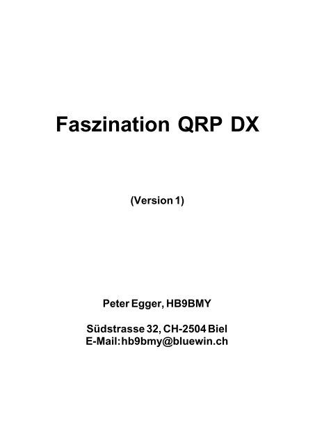 Faszination QRP DX 02