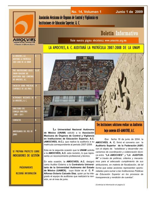 Boletin Informativo 14, volumen 1.pdf - Amocvies