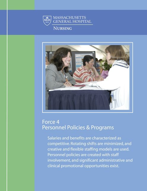Personnel Policies & Programs - Patient Care Services