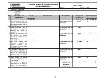 (FR-RME-1.1 Lista verificaci\363n residuos de manejo especial.xls)