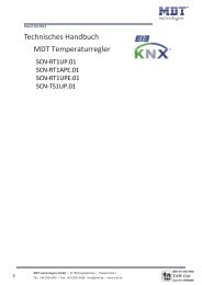 MDT Raumtemperaturregler