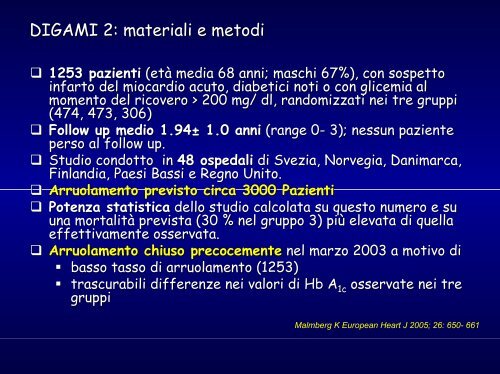 DIGAMI 2 - Azienda USL di Reggio Emilia