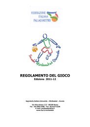 Regolamento di gioco - Federazione Italiana Pallacanestro