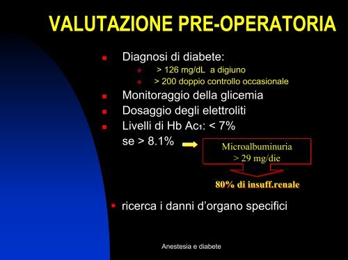 anestesia generale - Azienda USL di Reggio Emilia