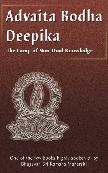 Advaita Bodha Deepika - Tamil Nation & Beyond