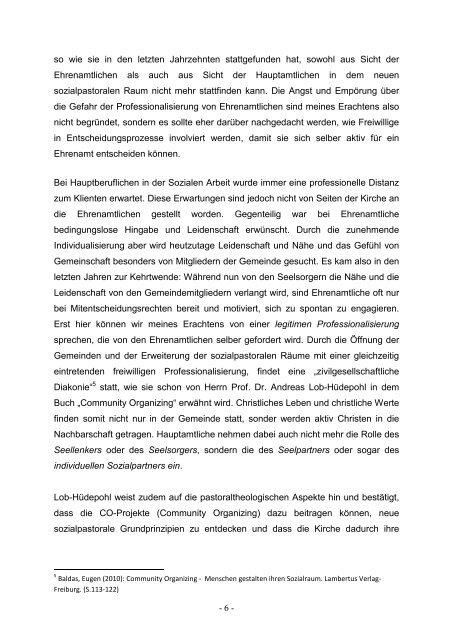 Thesenpapier 1 - Konferenz der deutschsprachigen Pastoraltheologen