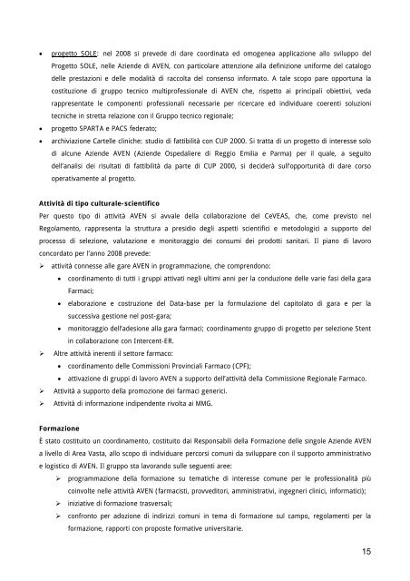 Relazione del Direttore Generale - Azienda USL di Reggio Emilia