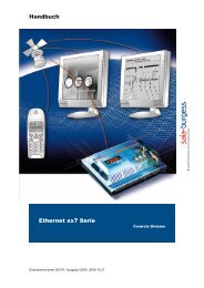 Handbuch Ethernet xx7 Serie - SBC-support