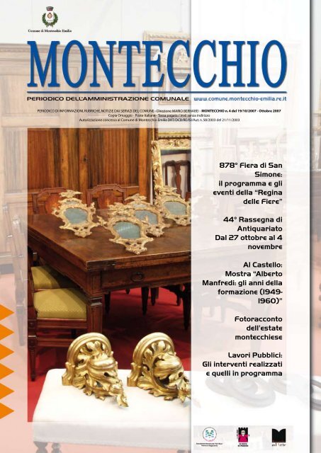 Notiziario Ottobre 2007 - Comune di Montecchio Emilia