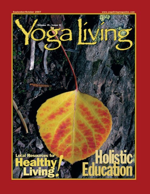 Healthy Living - Yoga Living Magazine