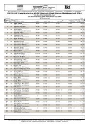 ENDLAUF Saarländische ADAC Bastuck-Kart ... - MC Mittelsaar