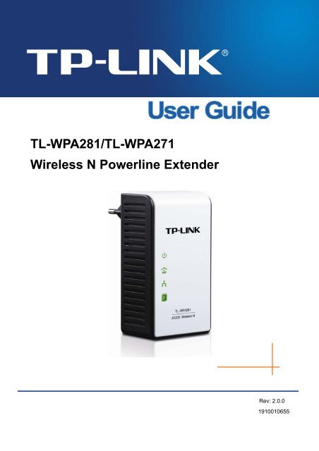 TL-WPA271_V1_UserGuide - TP-Link
