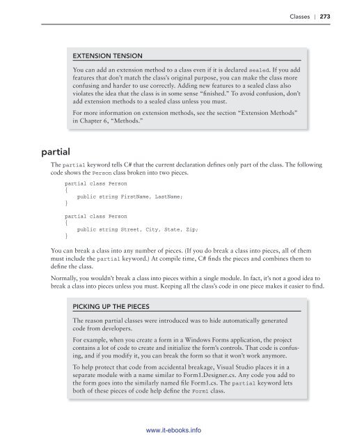 C# 5.0 Programmer's Reference