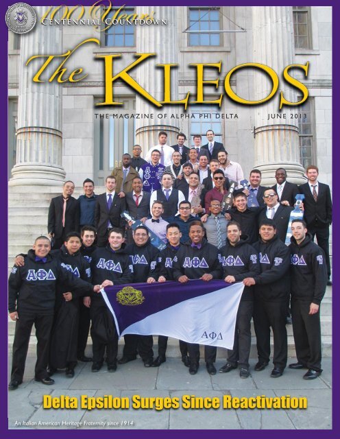 Current Kleos - Alpha Phi Delta Foundation