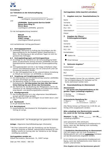 Formular zur Anmeldung zur Teilnahme - Elisabeth-Selbert ...