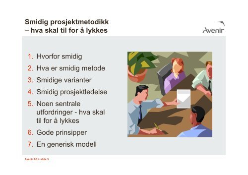 Smidig prosjektmetodikk - Norsk senter for prosjektledelse