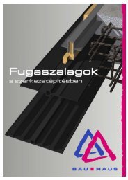 Fugaszalagok (pdf - 1,1 MB) - Bau-Haus Kft.