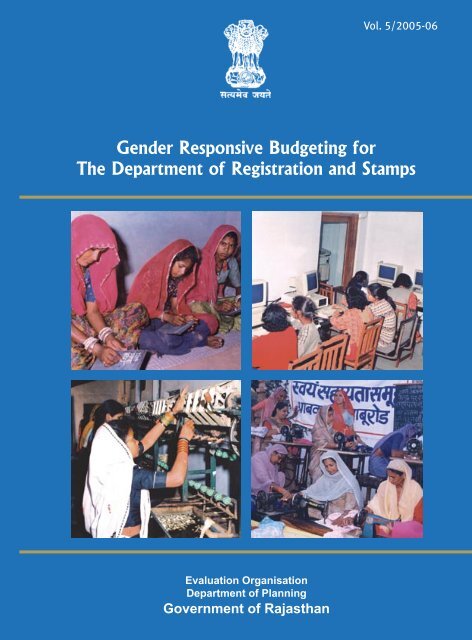 Gender Responsive Budgeting for The Department of Registration ...