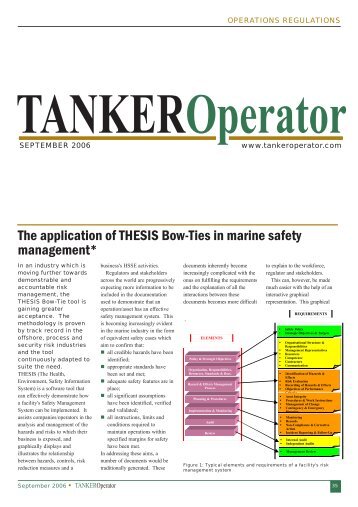 The Application of THESIS BowTies in Marine ... - ABS Consulting