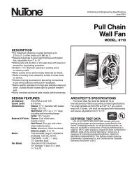 Pull Chain Wall Fan MODEL: 8110 - Farreys