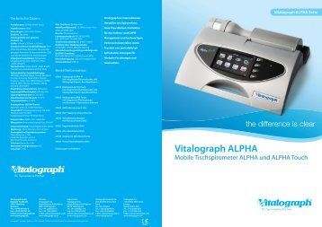 Vitalograph ALPHA Touch Prospekt (PDF 726KB)