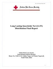 (LLIN) Distribution Final Report - Against Malaria