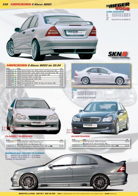 230 Mercedes C Klasse W203 Mercedes C Klasse W203 Bis
