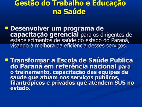 Plano de Governo - Beto Richa 2011/2014 - Governo do ParanÃ¡