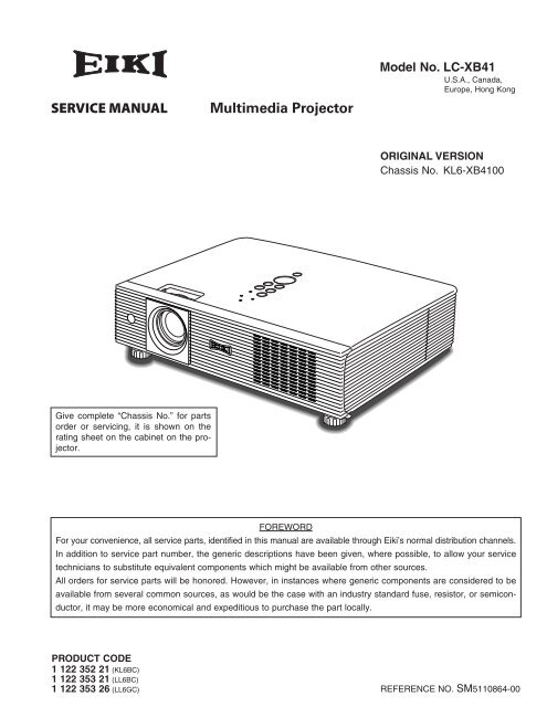 Service Manual Lc Xb41 Techedu Com